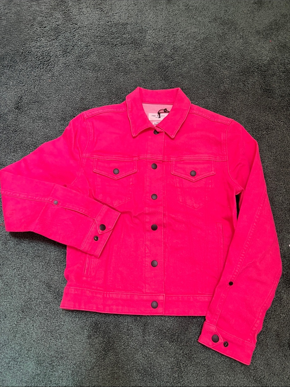 Hot Pink Denim Jacket